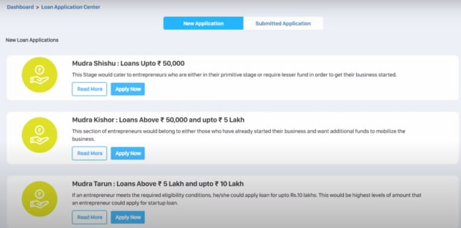 choose loan application