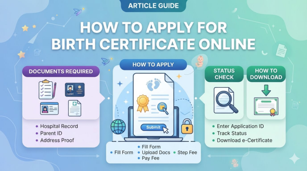 How to Apply for Birth Certificate Online