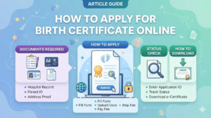 How to Apply for Birth Certificate Online