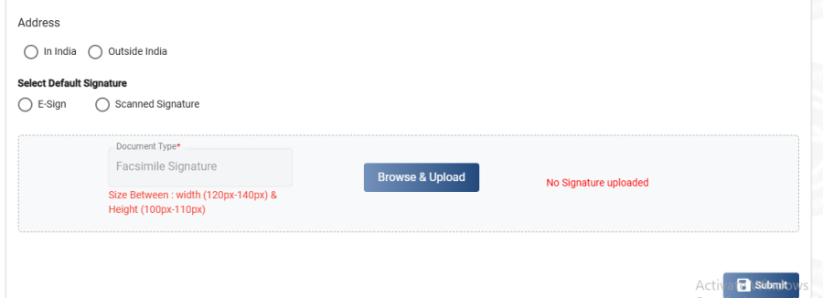 Apply for birth certificate online India at crsorgi.gov.in