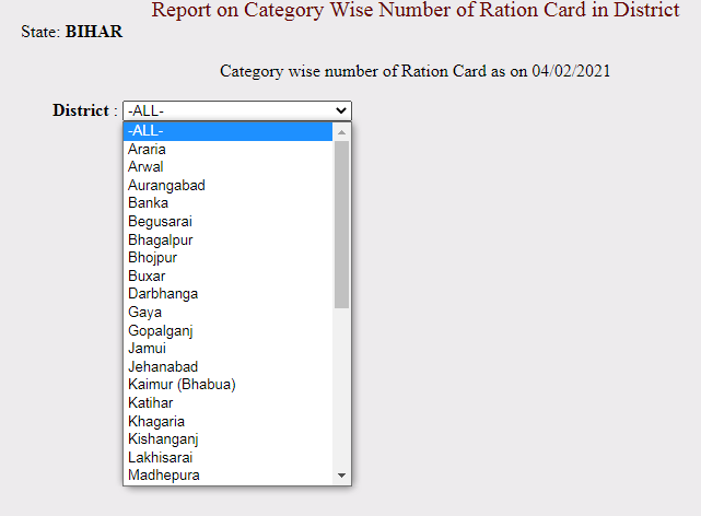 choose district name