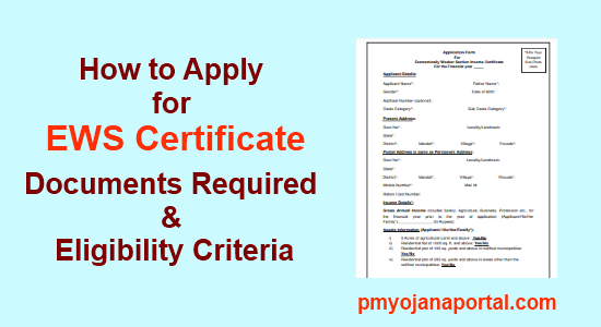 apply for EWS Certificate