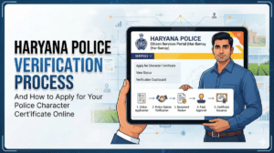 apply haryana police verification character certificate online
