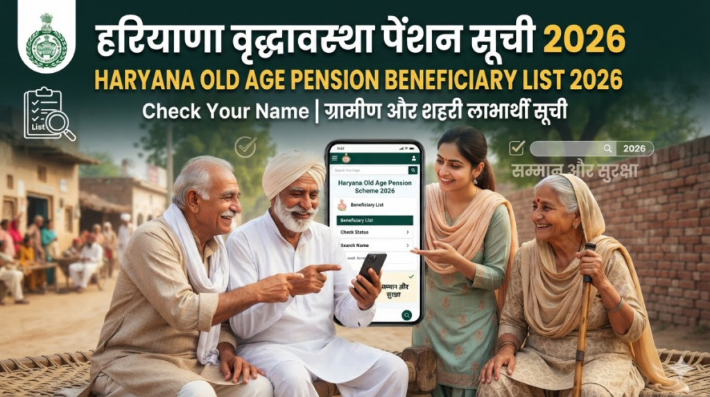 haryana old age pension beneficiary name search
