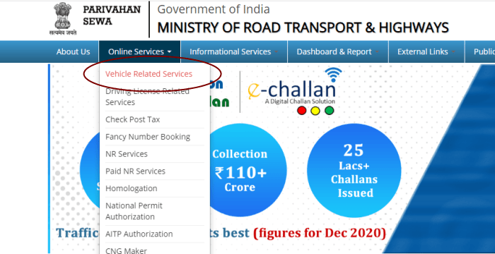 pay road tax online