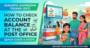 check sukanya samriddhi account balance in post office online