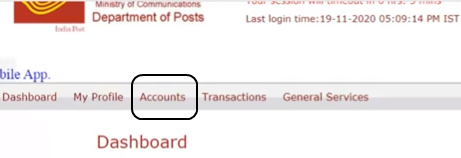 post office account