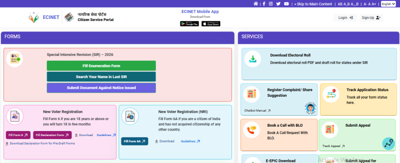 apply voter id online