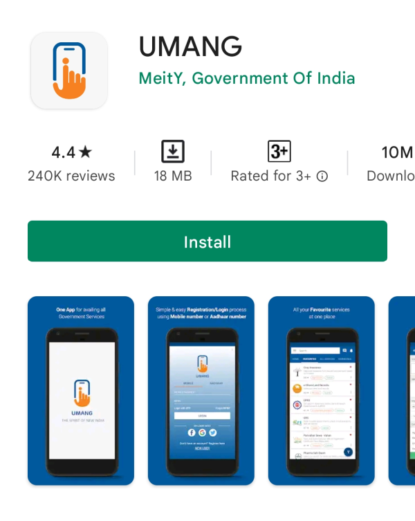 download umang app