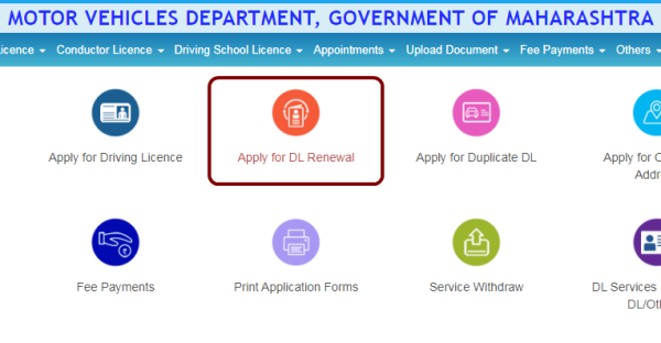 apply for renewal driving licence