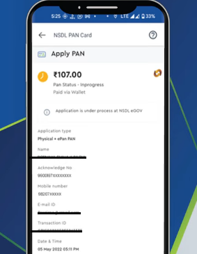 generate paynearby pan card