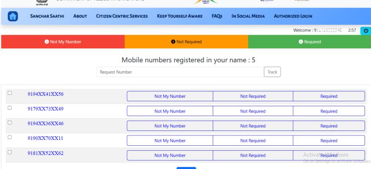 check registered mobile number under your aadhar card