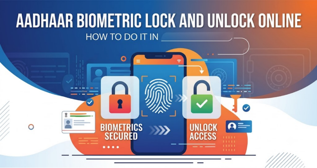 Aadhaar Biometric Lock and Unlock Online