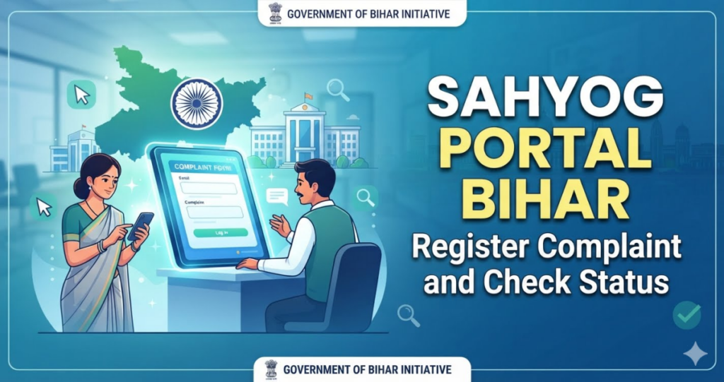 Bihar Government Online Complaint Portal – Sahyog Portal Registration Process