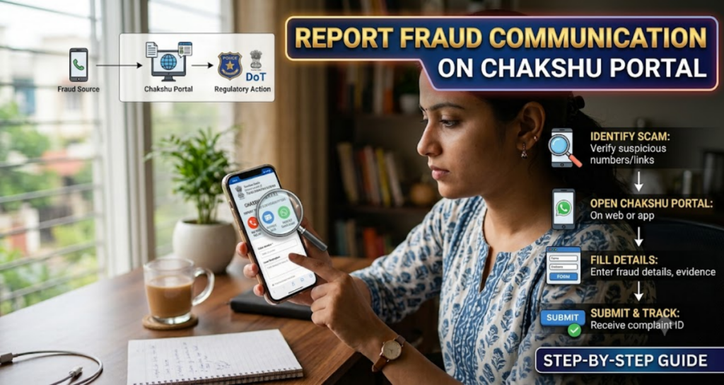 Chakshu Portal How to Report Fraud Calls