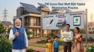 Rooftop solar panel installation under PM Surya Ghar scheme India
