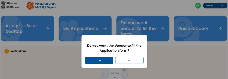 How to apply for PM Surya Ghar Muft Bijli Yojana online step by step